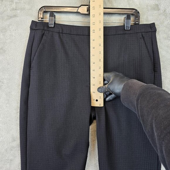 Liverpool Pants Womens 12 Black Stretch Slim Pull On Dress Trousers Ankle Career - Picture 3 of 14
